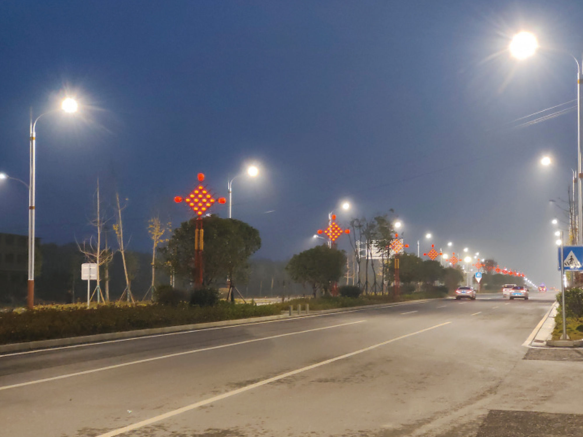 邵阳市白马大道照明工程