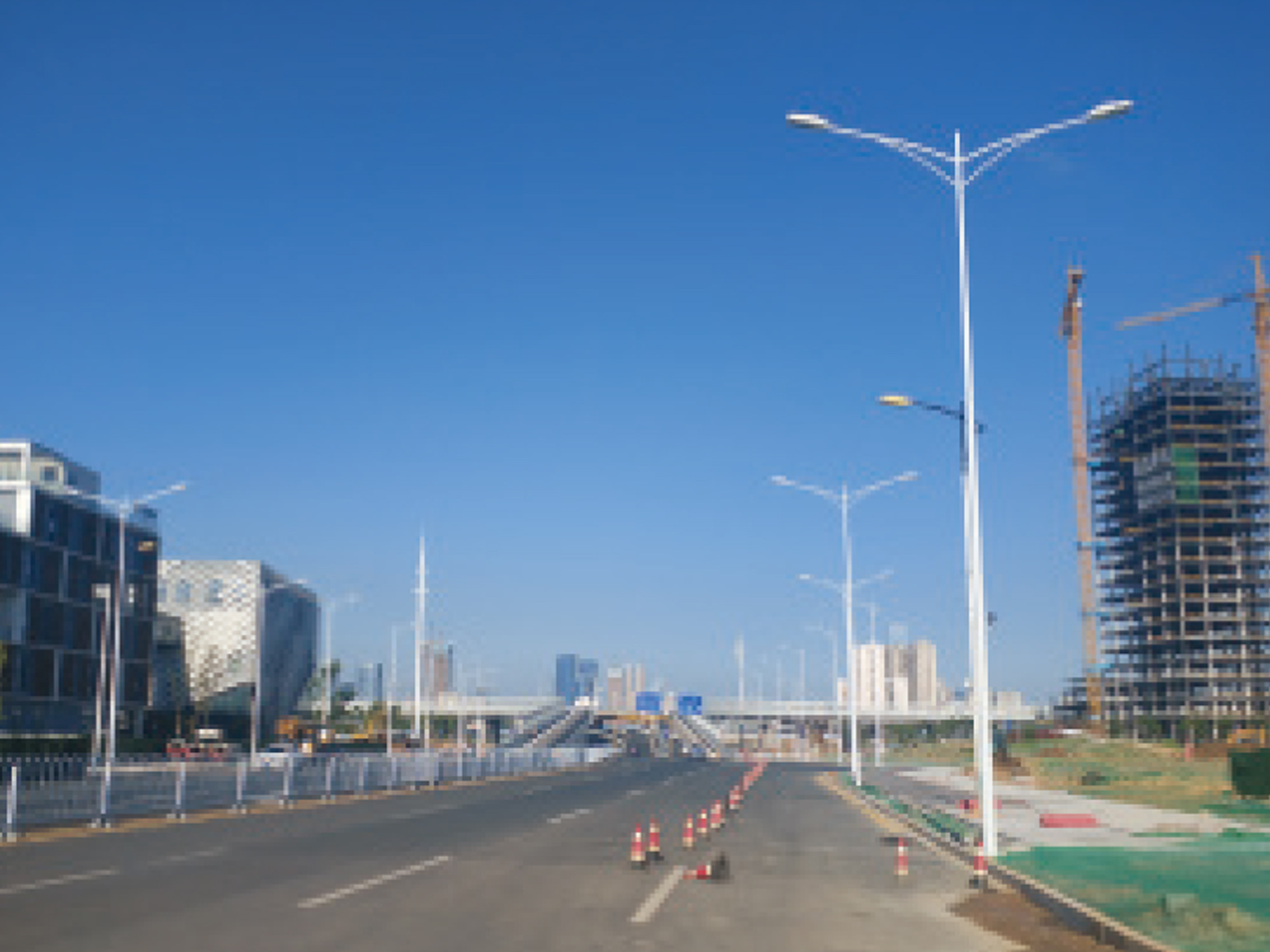 长沙市鸭子铺东二环立交桥路灯