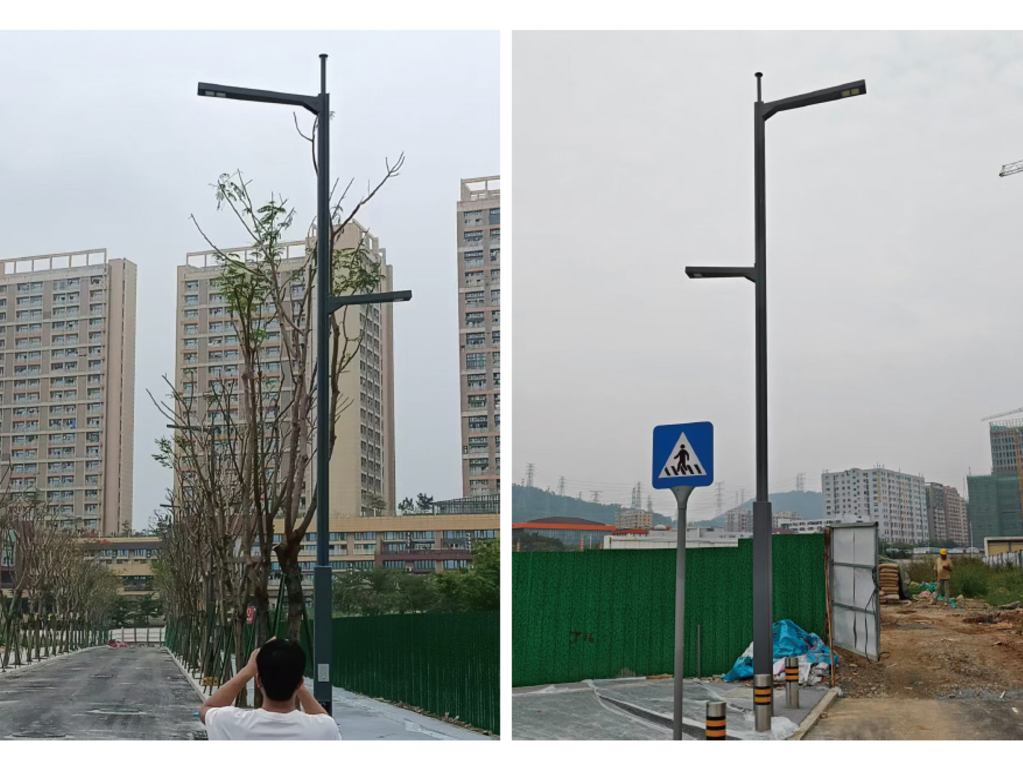 深圳新玉路路灯照明工程